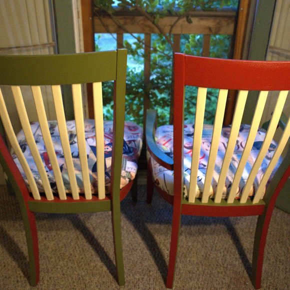 Other Vogue Spindle Chairs Wood Oil Paint Poshmark